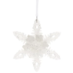 Подвеска «Волшебные узоры» 10*11 см, Белый