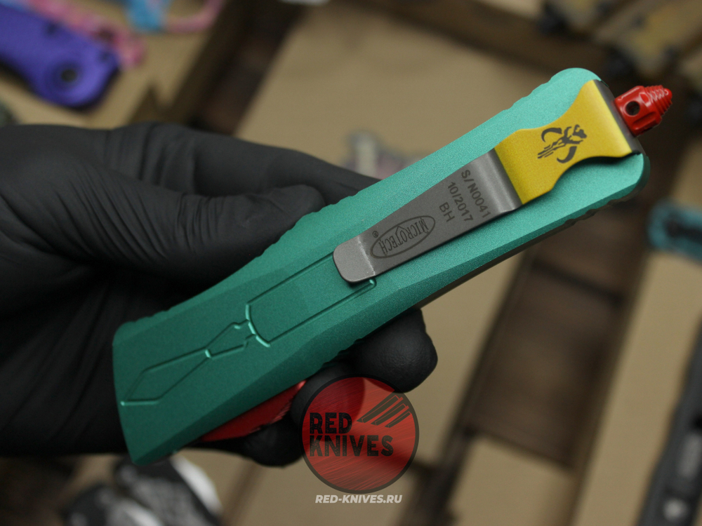 Нож Microtech Troodon Bounty Hunter H/E Hellhound