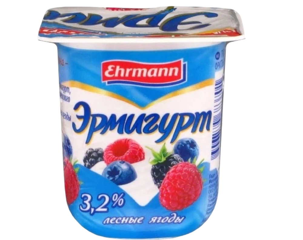 Йогуртный продукт Эрмигурт 3,2% 100г Лесные ягоды