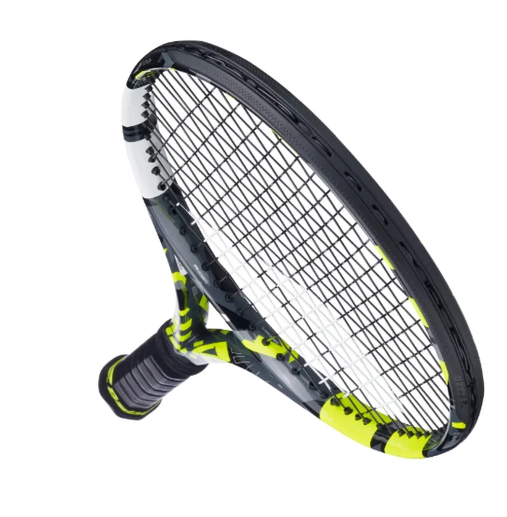 Теннисная ракетка Babolat Pure Aero 98 - grey/yellow/white + Струны