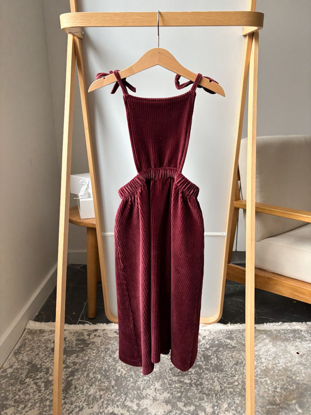 Вельветовый сарафан Bebe Organic, 116