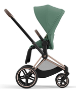 Коляска 3 в 1 Cybex Priam IV Rosegold complete и автокресло Cloud T i-Size Leaf Green Plus Leaf Green