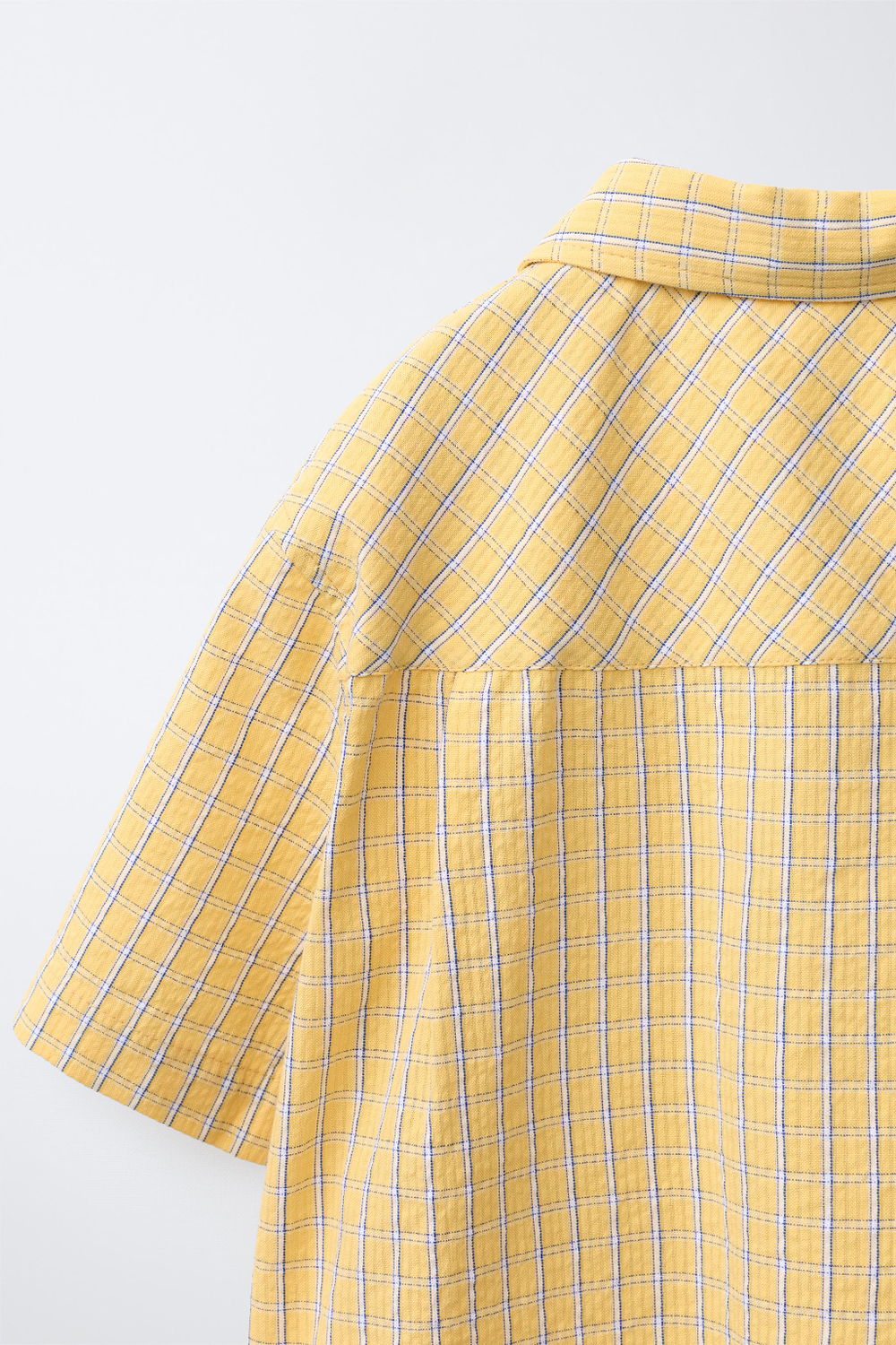 ZARA X PUKAS РУБАШКА В КЛЕТКУ PUKAS SURF, ЖЕЛТЫЙ