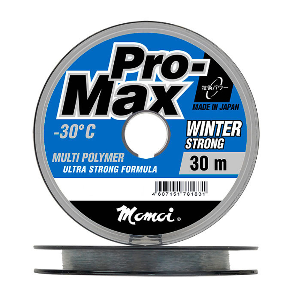 Леска Pro-Max Winter Strong 0,12 мм., 1,8 кг, 30 м, прозрачная