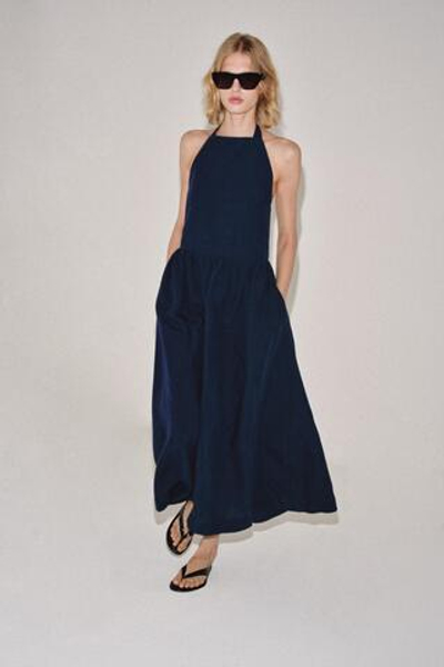 ПЛАТЬЕ С ГОРЛОВИНОЙ ХАЛТЕР — ZW COLLECTION — ZARA