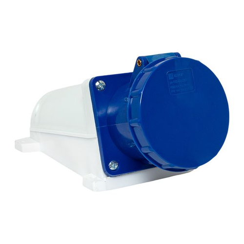 Розетка стационарная наружная 133 2Р+РЕ 63А 220В IP67 EKF ps-133-63-220