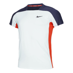 Мужское теннисное поло Nike Dri-Fit Slam T-Shirt Men - Light Blue, Dark Blue