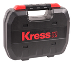 Дрель-шуруповерт бесщеточная KRESS, 12В, 2Ач x2, ЗУ 1,5А, кейс