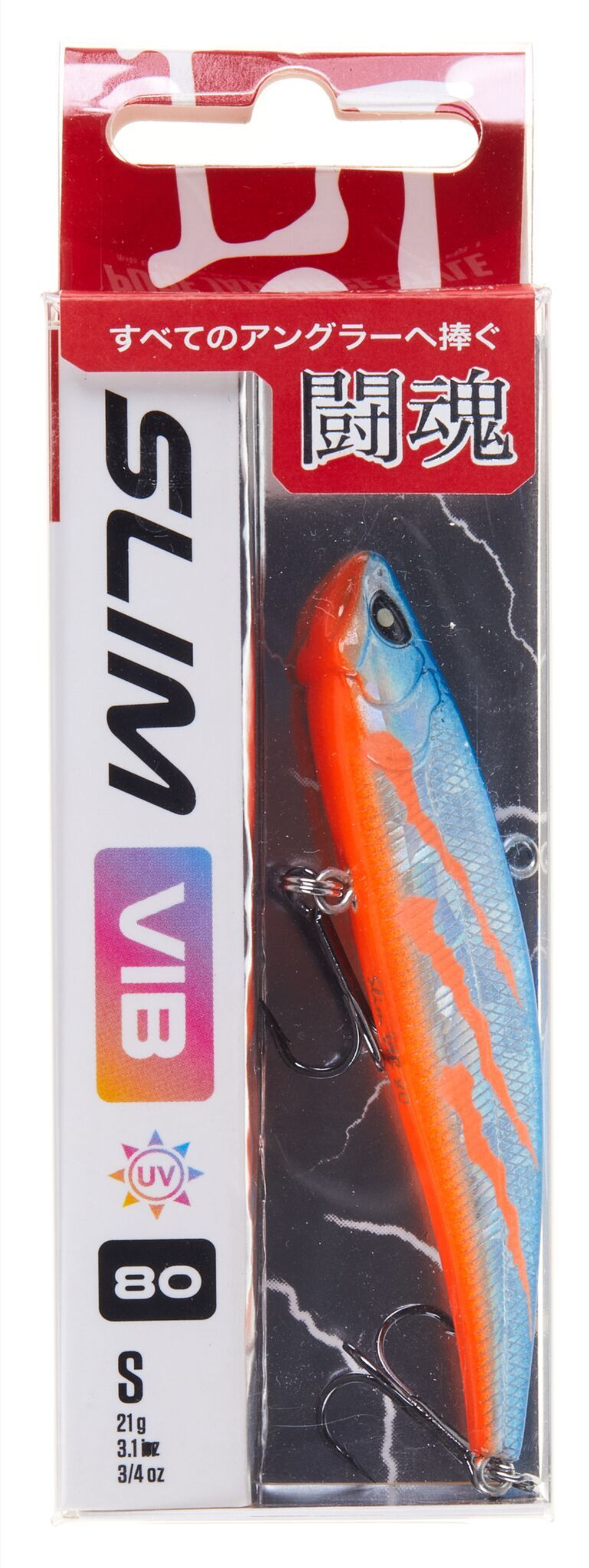 Воблер тонущий вертикальный LJ Pro Series SLIM VIB S 80.00/361