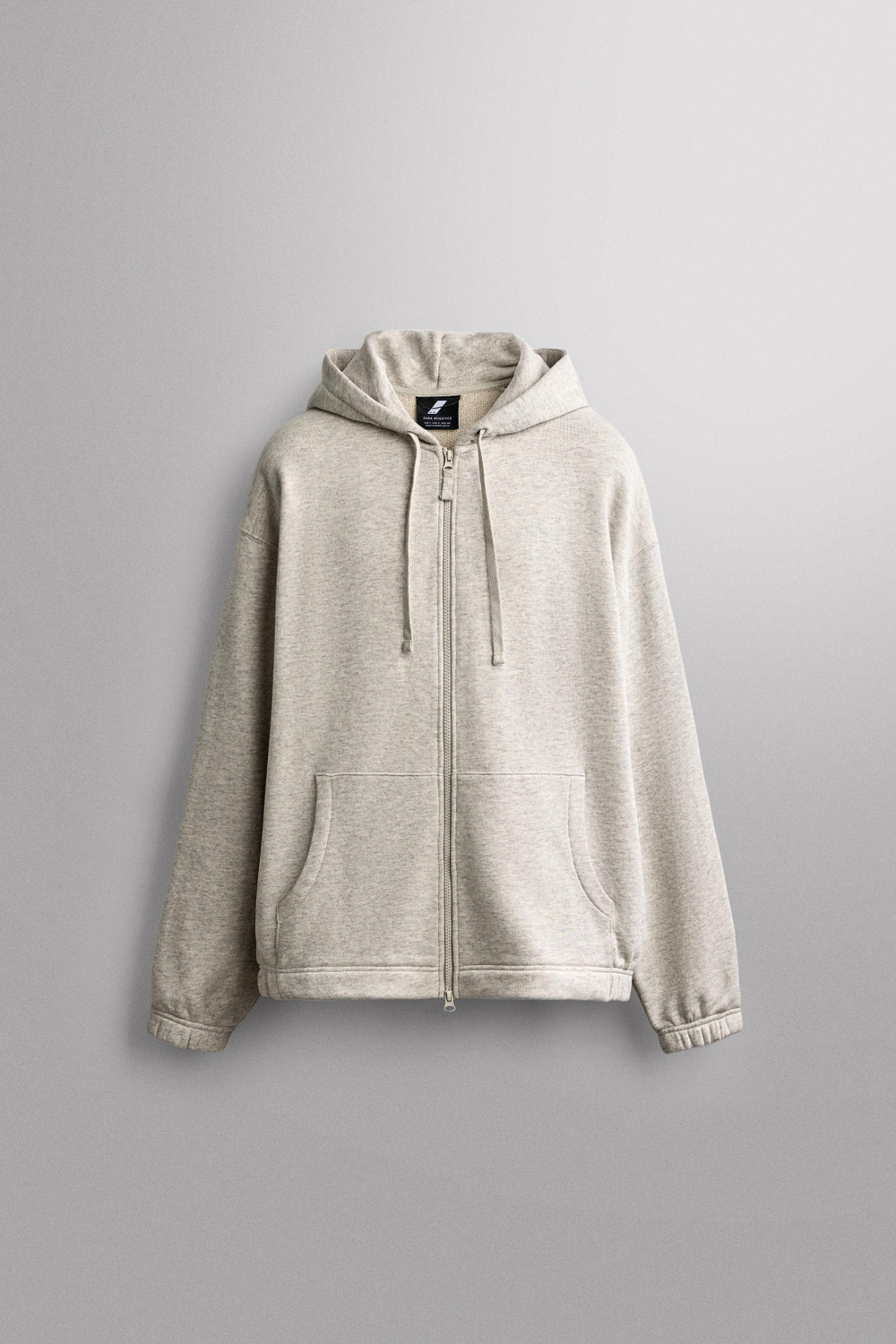 ХУДИ ИЗ ХЛОПКА НА МОЛНИИ — ZARA