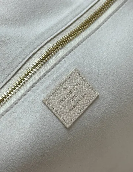 Сумка Louis Vuitton Neverfull MM кремовый/розовый