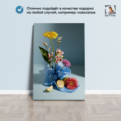 Картина с цветами karTTina "НЕЖНОСТЬ", 40х60 см