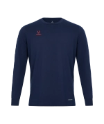 Футболка баскетбольная с длинным рукавом DIVISION PerFormDRY Pre-Match Longsleeve Jersey, темно-синий