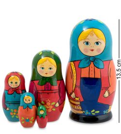 Народные промыслы МР-20/54-B Матрешка 5м «Маня» ср. СП