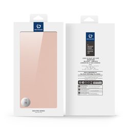Чехол книжка розового цвета для смартфона Xiaomi 17T, серия Skin Pro Series от Dux Ducis