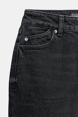 ZARA ДЖИНСЫ Z1975 MOM FIT С ВЫСОКОЙ ПОСАДКОЙ, ЧЕРНЫЙ