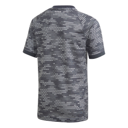 Футболка для мальчика теннисная Adidas Freelift Primeblue Tee - black/true orange