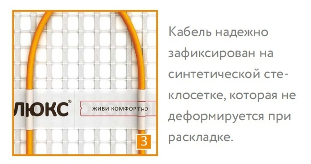 Tropix МНН 480 Вт/3,0 кв.м Мат нагревательный "Теплолюкс"