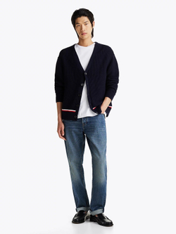 Кардиган мужской TOMMY HILFIGER STRUCTURE GLOBAL STR