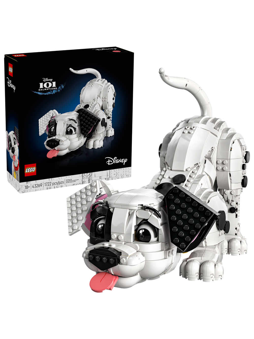 Конструктор LEGO Дисней 101 щенок далматинца 43269 | LEGO Disney 101 Dalmatians Puppy | 1722 детали | 18+
