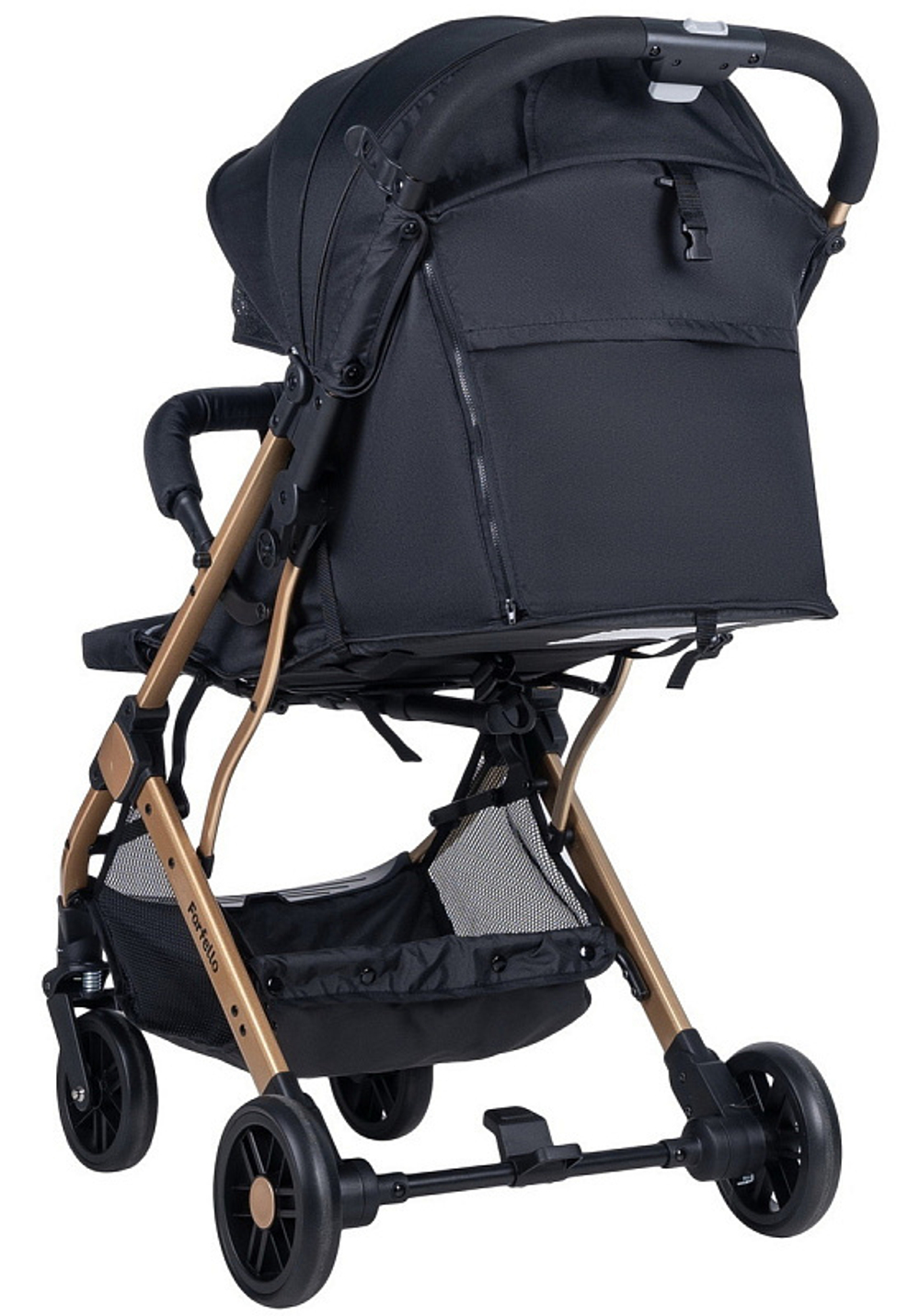 Коляска прогулочная Farfello Comfy Go, золотой черный (Golden black) Артикул: CG-99