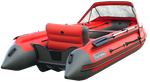 Лодка ПВХ Angler Reef Тритон 420FiНД с интегрированным фальшбортом -
