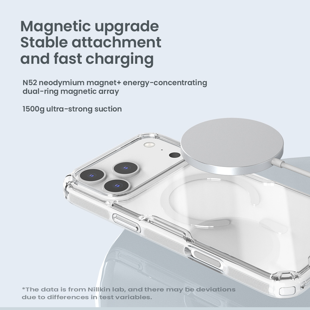 Чехол с MagSafe от Nillkin для смартфона iPhone 17 Pro Max, серия Nature TPU Pro Magnetic Case