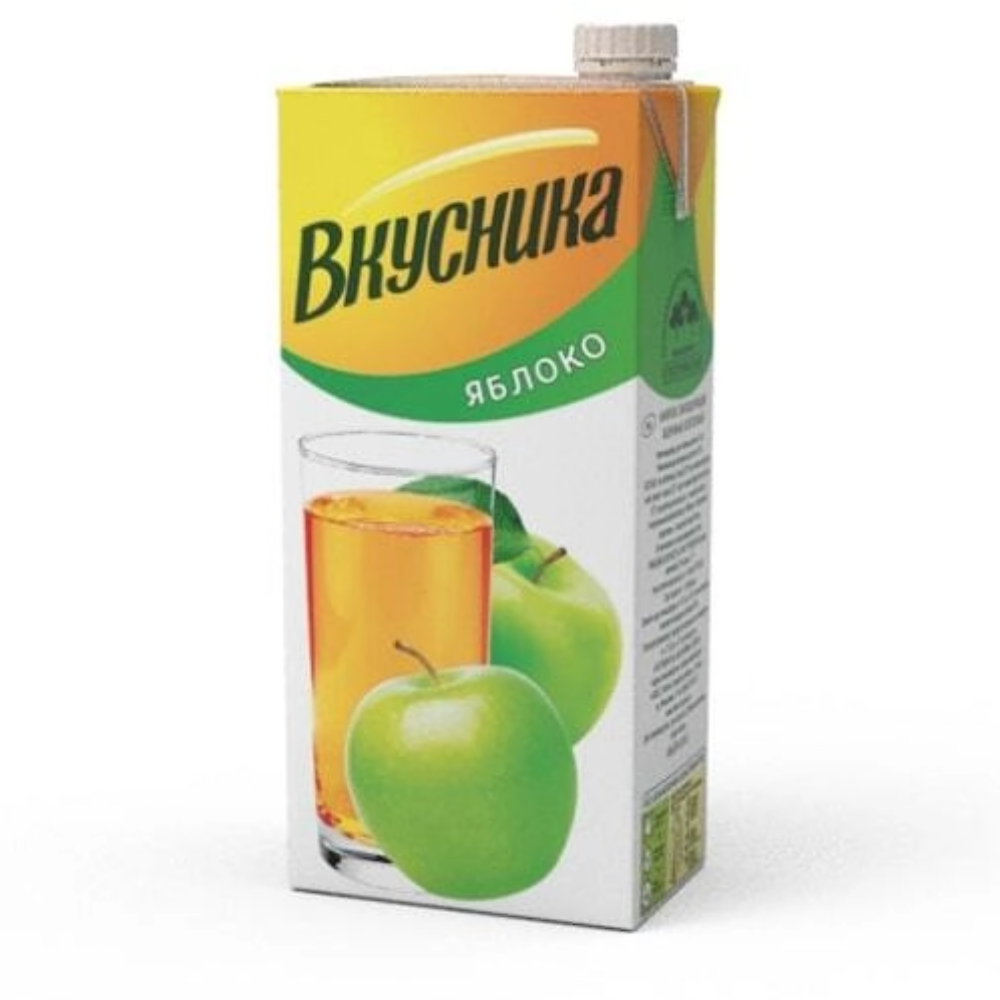 Сок натуральный Вкусника яблоко 1,93 л