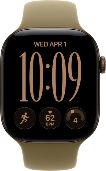 Умные часы Apple Watch Series 12 46 мм Dark Bronze Aluminum Case with Sport Band (M/L) Оливковый | Olive