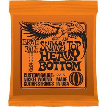 Струны для электрогитары 10-52 ERNIE BALL 2215 Nickel Wound Slinky Skinny Top Heavy Bottom