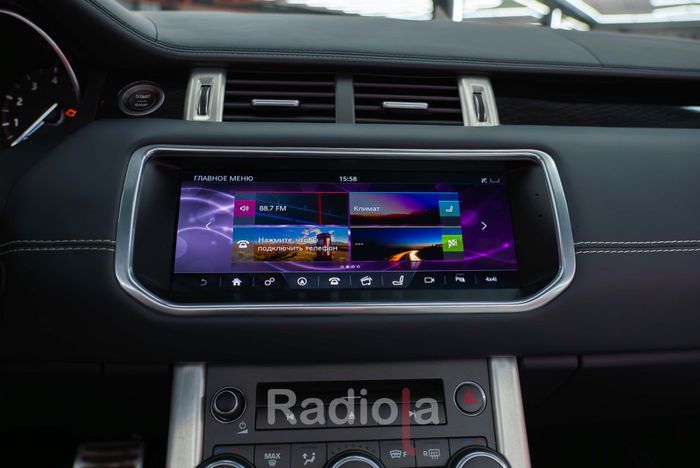 Магнитола для Range Rover Evoque 2015-2018 (HARMAN) - RDL-1666-16+ монитор 10.25" на Android 13, Быстрая, CarPlay, 4G SIM-слот
