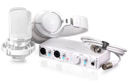 Аудиоинтерфейс Arturia MiniFuse Recording Pack White