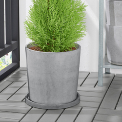 IKEA BOYSENBÄR  (ИКЕА БОЙСЕНБÄР)  -  Основание, внутреннее/наружное светло-серое, 27 см
