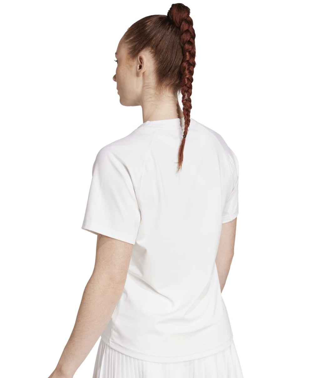 Женская теннисная футболка Adidas Club Tennis Climacool - white