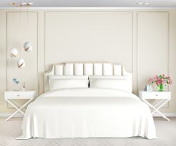 Постельное белье 2 спальное евро макси Luxe Dream Айвори 0101EM