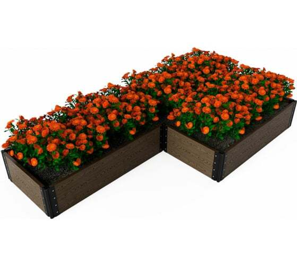 ДПК Доска ДПК для грядки высокая 3D 30х300x2950мм Nautic Prime (завод Holzhof)