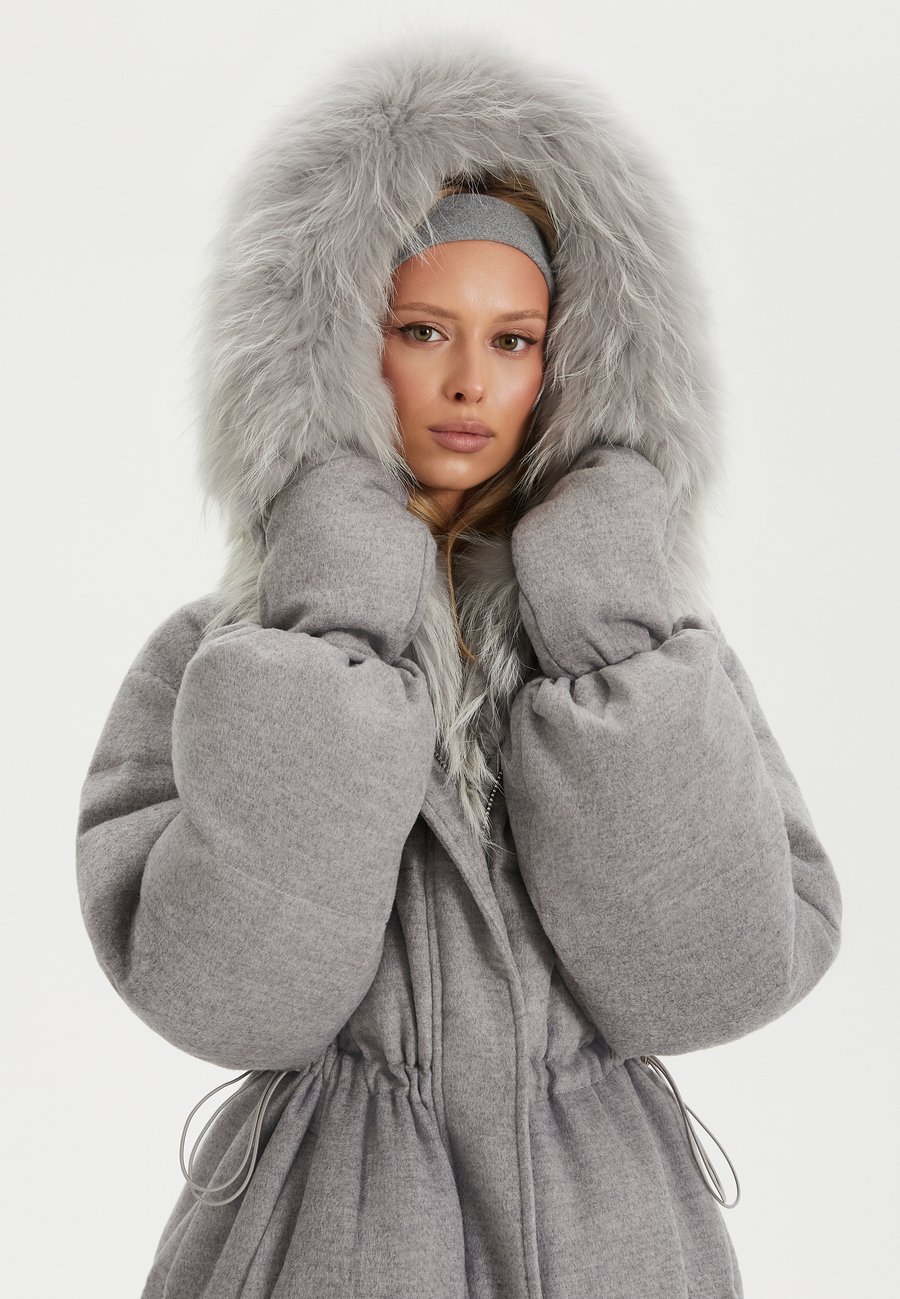 Удлиненный пуховик Cozy