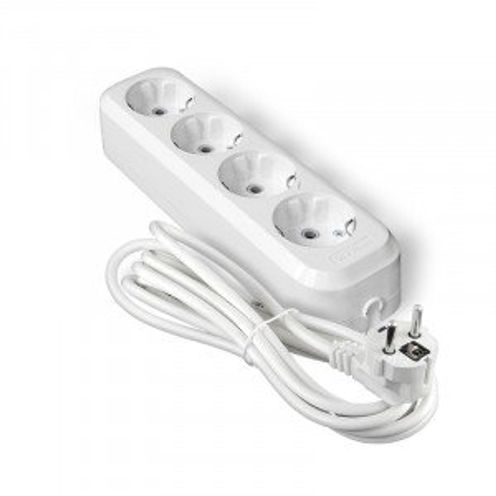 Удлинитель 3м, 4 гнезда, ПВС 3*1, UNIVersal E-304 ---