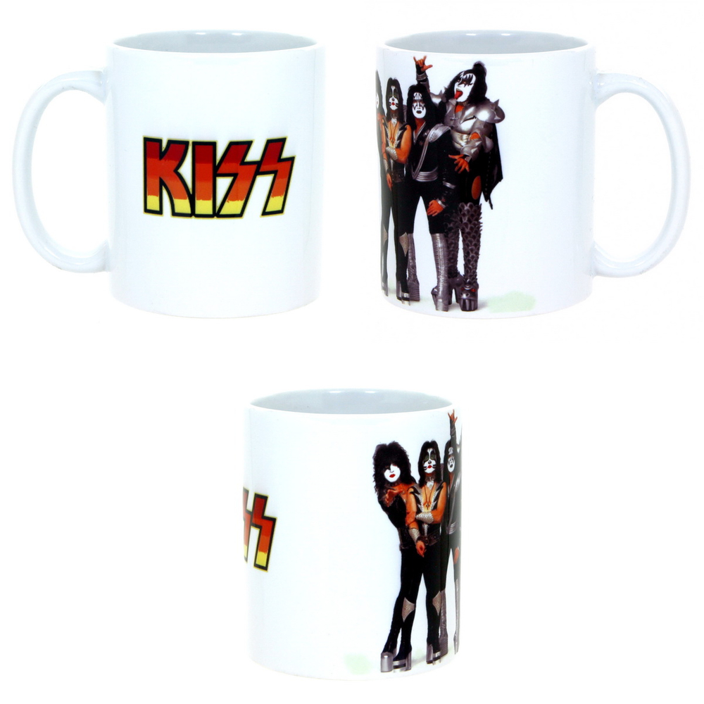 Кружка KISS группа/надпись (668)