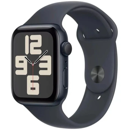 Умные часы Apple Watch SE 2023 44 мм, Midnight Aluminium, Midnight Sport Band - S/M