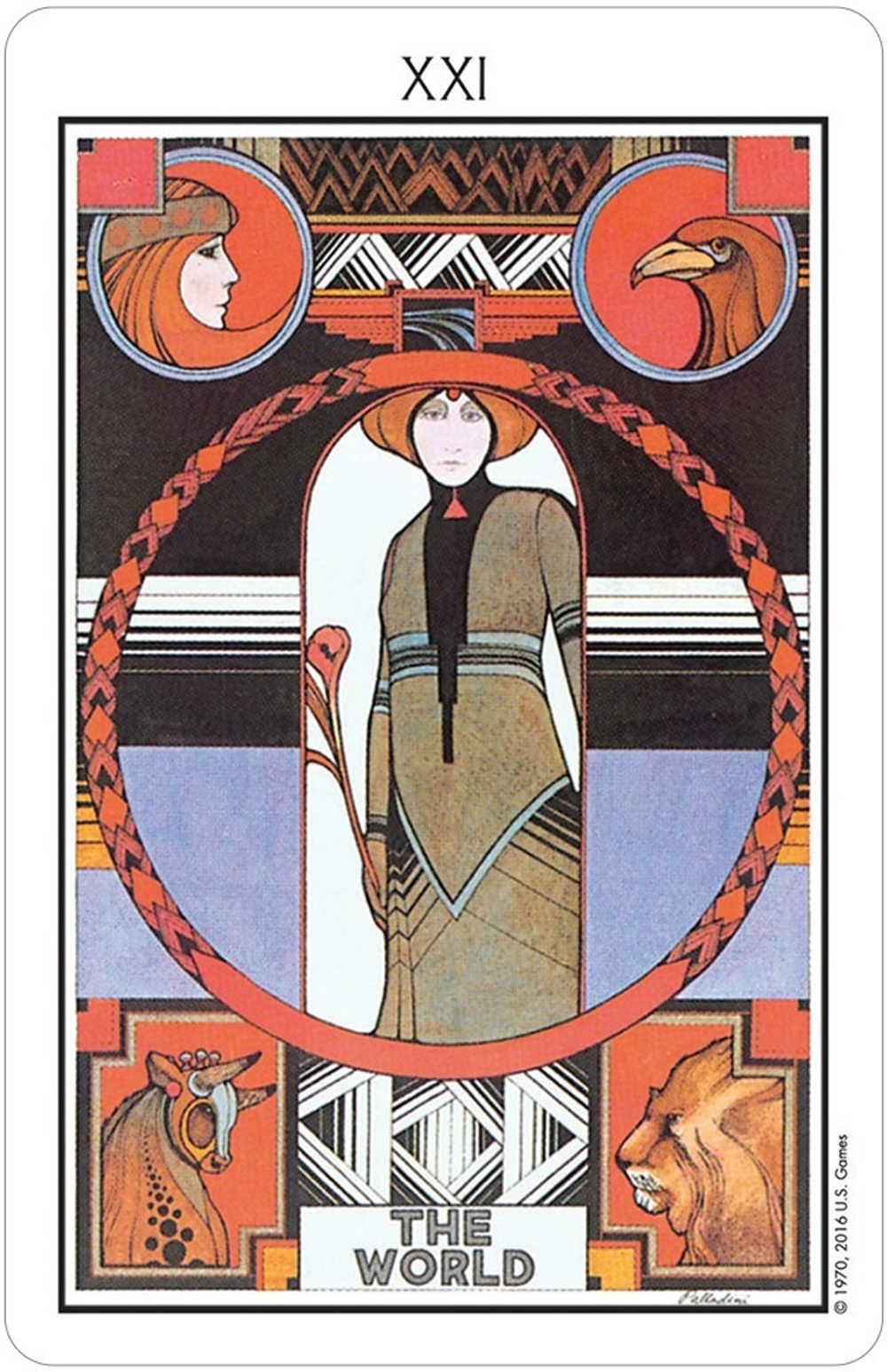 Aquarian Tarot in a Tin / Таро Водолея в жестяной коробке