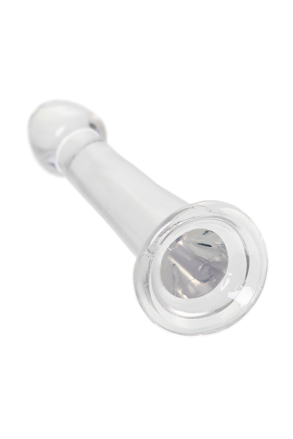 Нереалистичный фаллоимитатор TOYFA Basic Jelly Dildo XL, TPE, прозрачный, 22 см