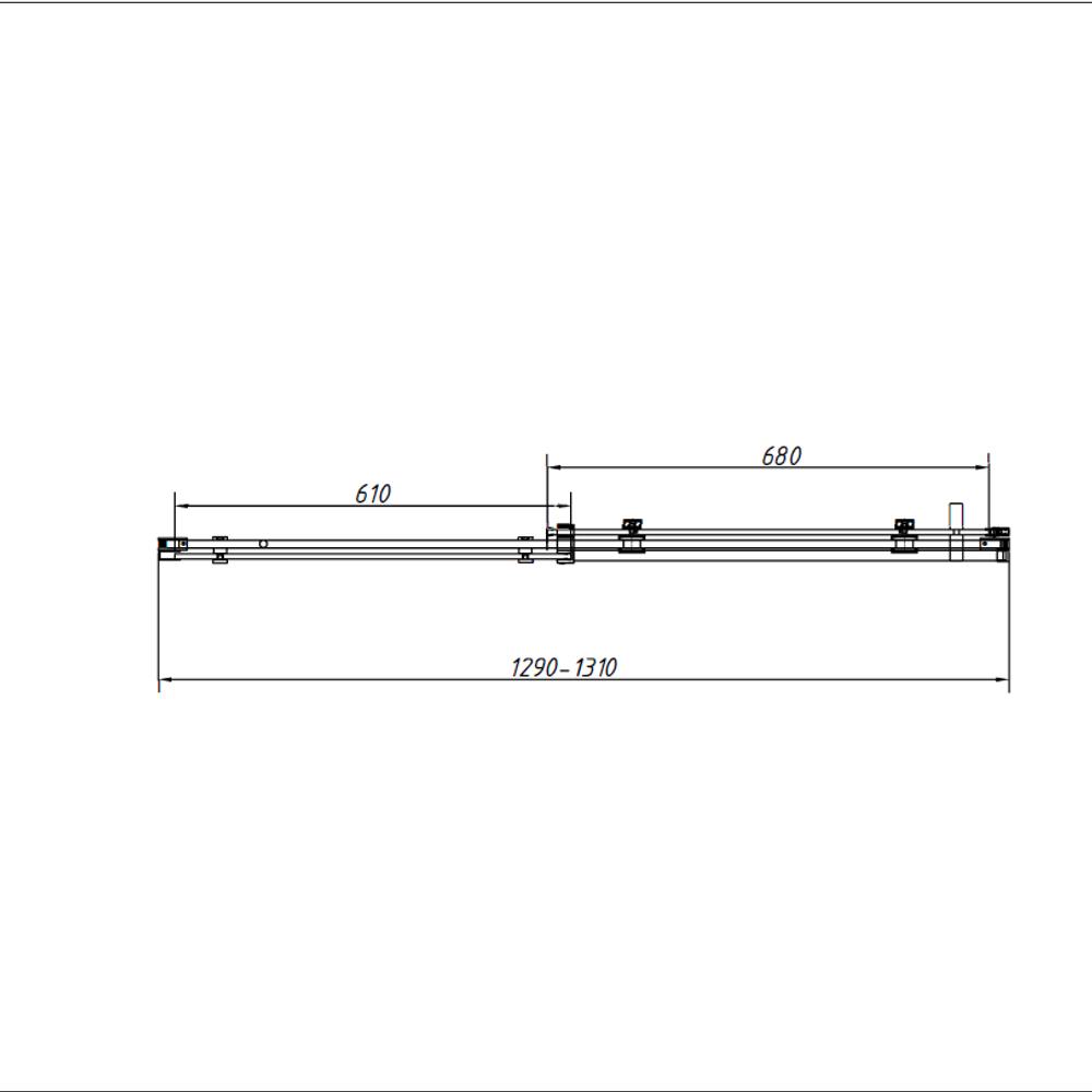 Душевой уголок Vincea Комо-Н (Como-N) VSR-4CN8013CL, 1300*800, хром, стекло прозрачное