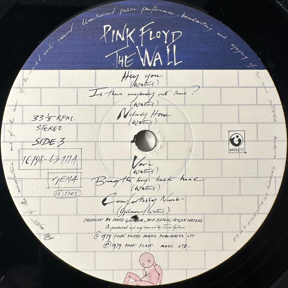 Pink Floyd - The Wall 2LP (Германия 1979г.)