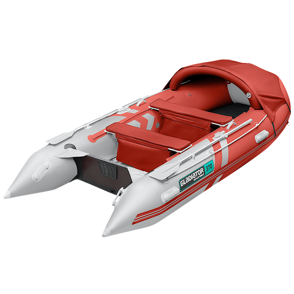 Лодка ПВХ Gladiator Active C370AL с алюминиевым полом -