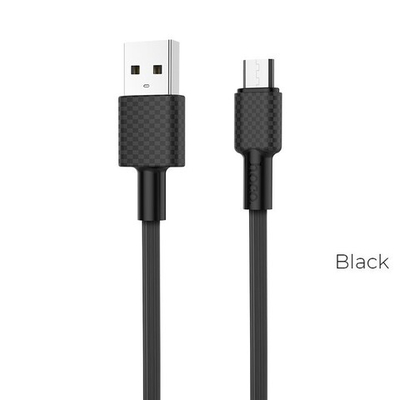 Кабель HOCO X29 USB-microUSB 2.4A 1м TPE Black