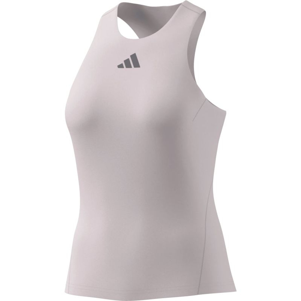 Женский теннисный топ Adidas Silver Y-Tank - distilled pink