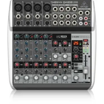 Behringer QX1202USB - микшер, 4 стерео канала, 2-Bus, процессор эффектов