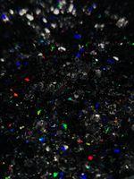 Хлопья - слюда Чёрный голографик - 88815 - для литья изделий и творчества