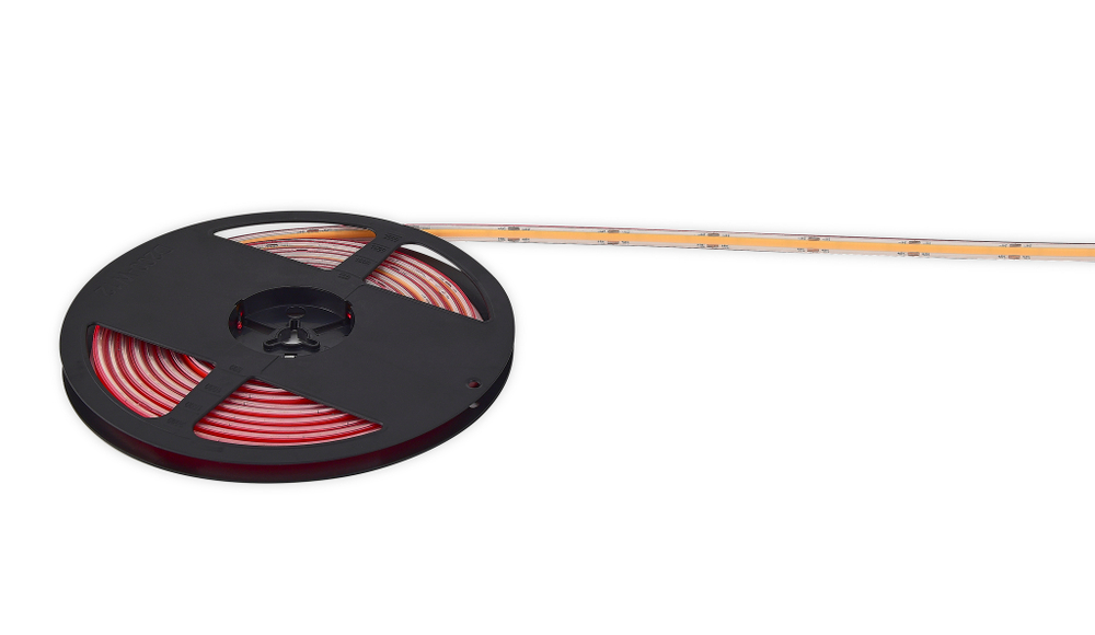 Donel Светодиодная лента COB, 9.6W/m, 3000K, 650 Lm/m, DC24V, CRI>90, IP65, уп. 5 м, серия DN8SSL